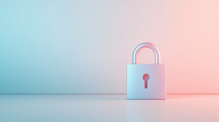 Modern PDPA Data Protection Compliance Innovation Side View with Pastel Tones