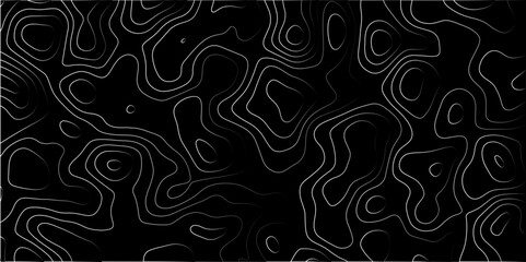 Abstract Gradient line topographic Contour Scheme & Geographic Moutain terrain. Contour map background. Cartographic Weave with seamless striped patterns and wavy gradient lines