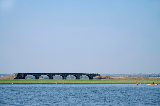 Old bridge, on the way to Palasnath Temple, located in Palasdev village, near Ujani Dam, Maharashtra, India