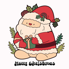 Cute children Christmas Cute hand drawn Elements Illustration cards