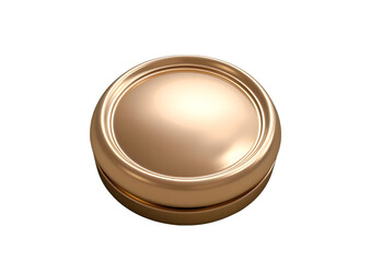 Golden Circle Abstract Background. Isolated on transparent background