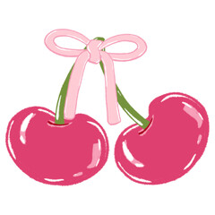 coquette cherry with bow