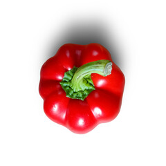 Single Red Bell Pepper