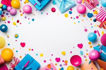 Bold ecommerce sale banner with vibrant colors and prominent text on solid white background