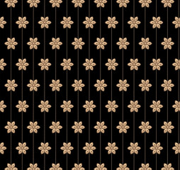 A beautiful embroidery motif pattern design for digital and textile print on fabric