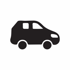 Obraz premium Simple car icon collection isolated on a white background