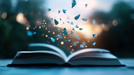 A writer crafting a captivating story with imaginative language and powerful storytelling skills.