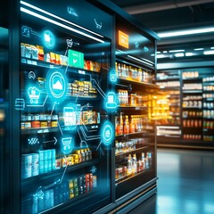 Smart Supermarket with Digital Interface.