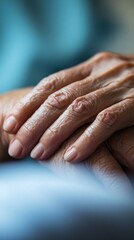 Fototapeta premium Close Up of Aged Hands