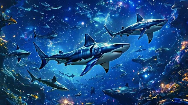 Shiny Sharks in the Sea of Stars
