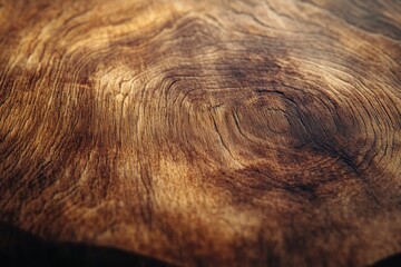 Naklejka premium Wooden Texture Background Close Up of Dark Brown Wood Grain