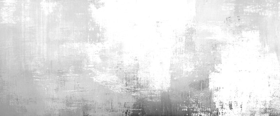 Vector white grunge peeling painted concrete wall texture background.
