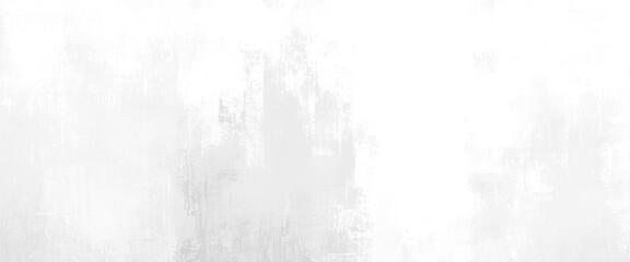 Vector white grunge peeling painted concrete wall texture background.