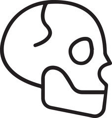 Skull icon symbol vector image illustration
