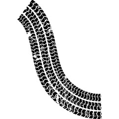 Grunge Tire Track