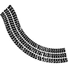 Grunge Tire Track