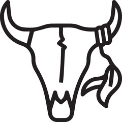 Skull icon symbol vector image illustration
