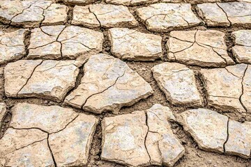 Cracked Earth: A Visual Representation of Drought