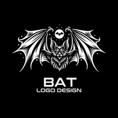 Bat Vector Logo Design
