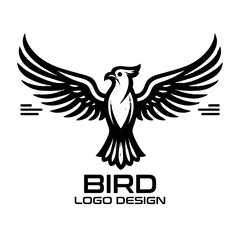 Naklejka premium Bird Vector Logo Design