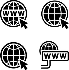 set of Website Icon Vector