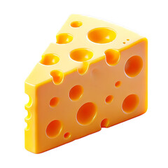 cheese isolated on white