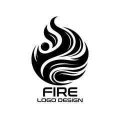 Fire Vector Logo Design