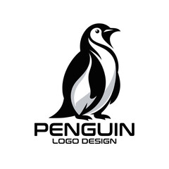 Penguin Vector Logo Design