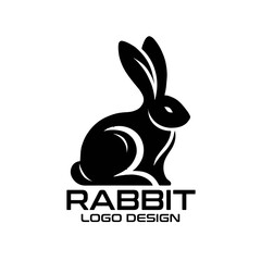 Fototapeta premium Rabbit Vector Logo Design