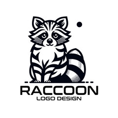 Raccoon Vector Logo Design