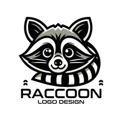 Raccoon Vector Logo Design
