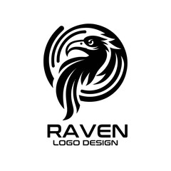 Raven Vector Logo Design