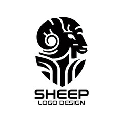 Sheep Vector Logo Design