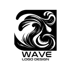 Wave Vector Logo Design