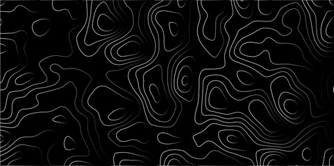 Abstract Gradient line topographic Contour Scheme & Geographic Moutain terrain. Contour map background. Cartographic Weave with seamless striped patterns and wavy gradient lines	