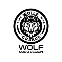 Wolf Vector Logo Design