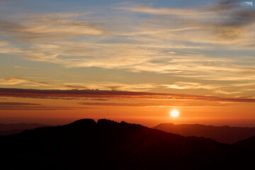 Tramonto su Guadagnolo (Roma) Monti Prenestini