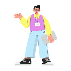 Character Study 1 Men Holding Laptops 4