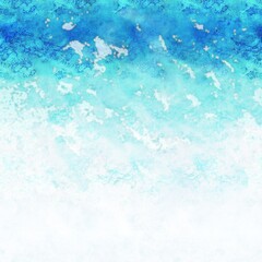 青色の水彩テクスチャ背景