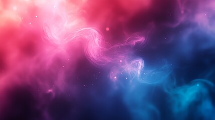 a colorful background with smoke
