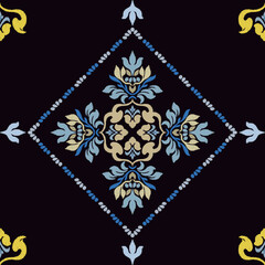 Navajo Native American Indian, tribal, traditional, 
pattern design for carpet, print, wrap, decorative, illustration, Fabric, Wallpaper, Ceramics  
