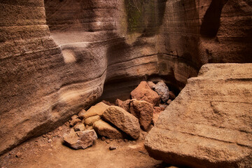 Canyon auf Gran Canaria. Barranco de las Vacas