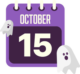Halloween October Calendar