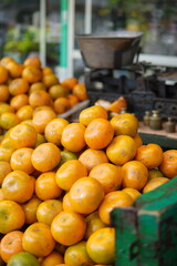 fresh fruits at traditional market