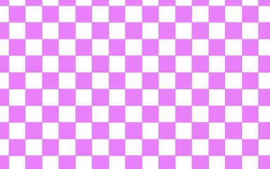 pink and white checkerboard background