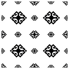 Traditional Turkish carpet and rug patterns. Anatolian motifs symbolizing fertility.