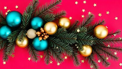 christmas tree and decorations