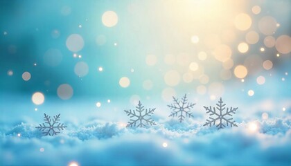 Naklejka premium abstract christmas background with snowflakes