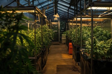 Indoor Cannabis. Controlling Temperature in Cannabis Growth Facility