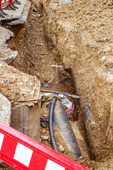 rehabilitation of the city's water supply system, restoration of the old water transport pipeline